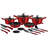 Metallic Line 17 piese - Set de vase de gatit de lux Berlinger Haus