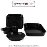 Royalty Line - Set De 4 Tavi Pentru Cuptor Cu Acoperire Ceramica
