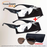 Power Zoom Max - Ochelari Lupa Pentru Marire 160% LED Pachet 2 bucati