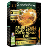 Gelee Royale + Pollen + Propolis + Miere De Manuka Bio, Santarome